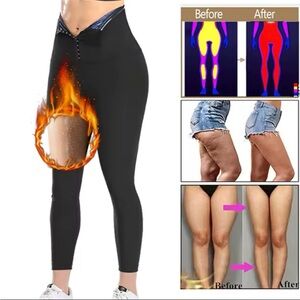 The sweat is real Maximize your workouts & boost calorie burn sauna yoga pants